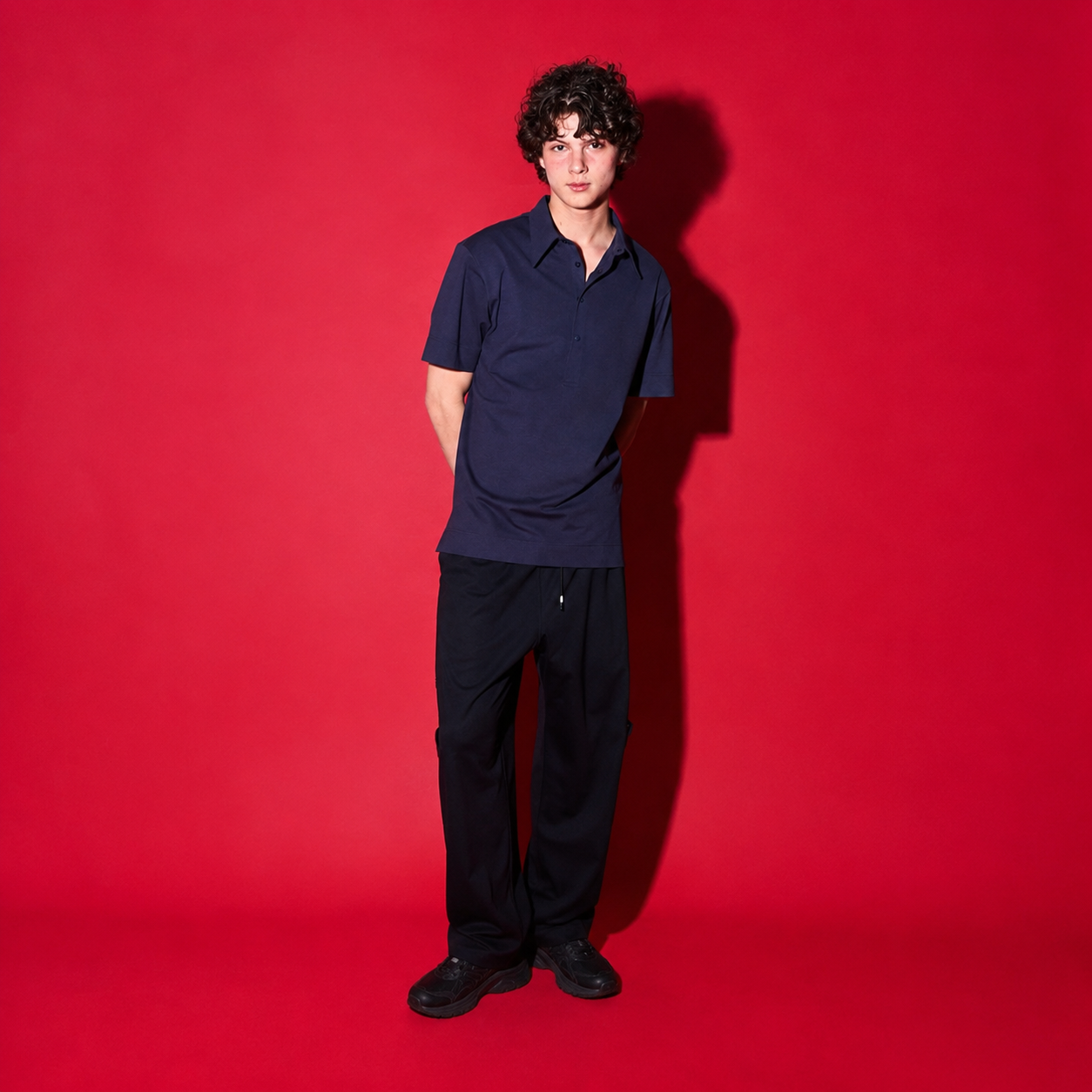 [Freeworld] Silver Logo Polo Shirt