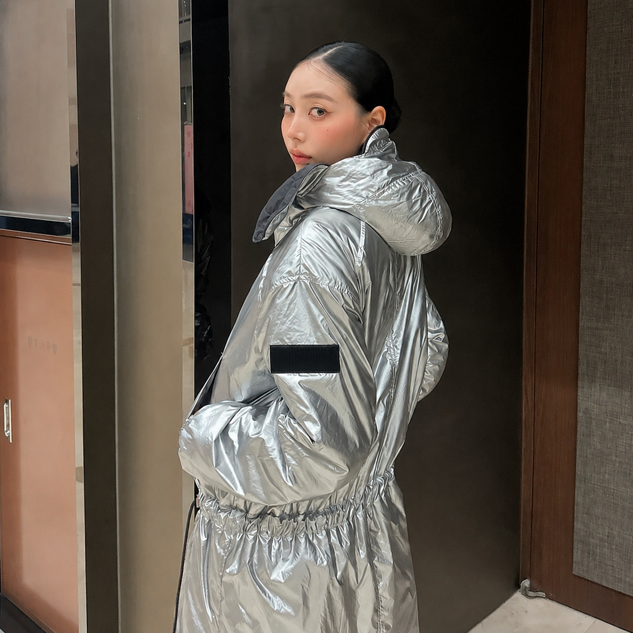 [Pre-Order] Reversible Longline Puffer Jacket image 2