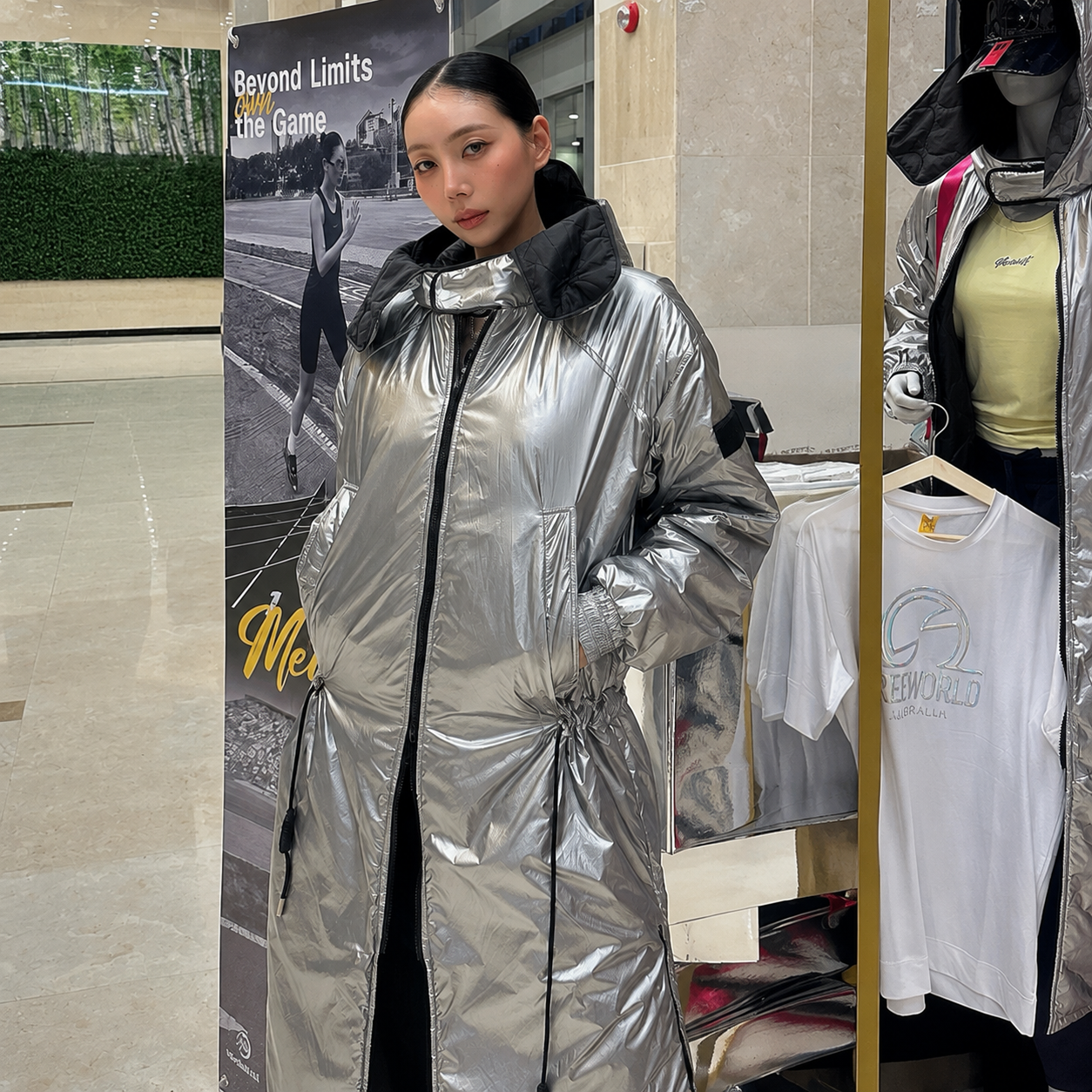 [Pre-Order] Reversible Longline Puffer Jacket image 2