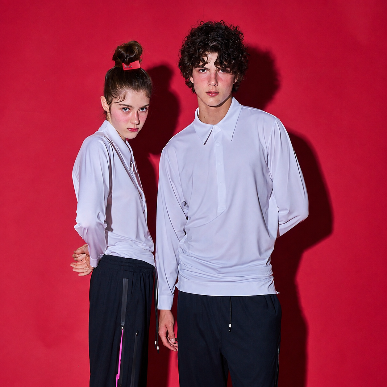 [Freeworld] Long-Sleeve Polo Shirt