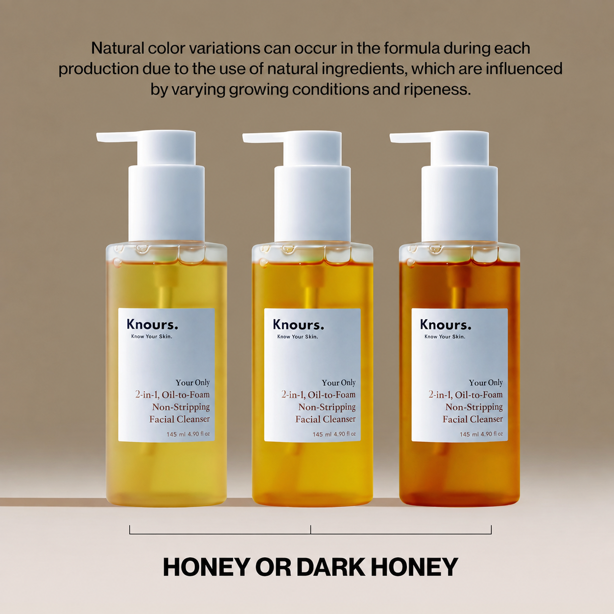 Korean 2-in-1 Makeup Remover | Oil-to-Foam Non-Stripping Cleanser | Jojoba + Honey | Non-Drying | 145ml/4.97oz image 2