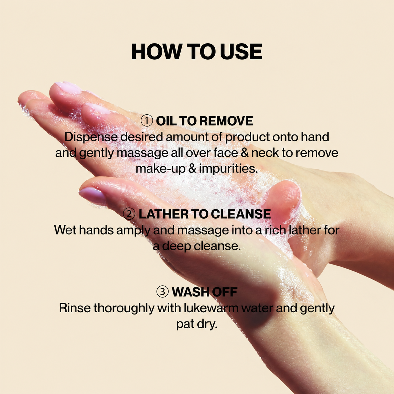 Korean 2-in-1 Makeup Remover | Oil-to-Foam Non-Stripping Cleanser | Jojoba + Honey | Non-Drying | 145ml/4.97oz image 2