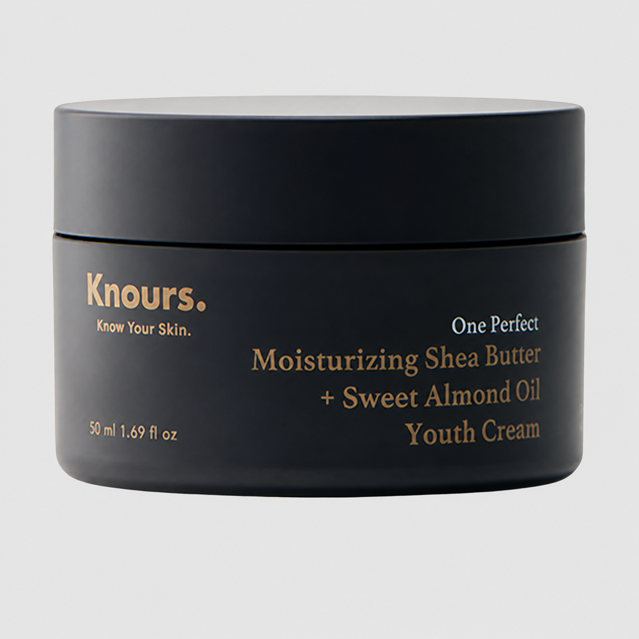 Moisturizing Shea Butter Sweet Almond Oil Youth Cream, a Rich Cream with Niacinamide Olive Oil Clean Beauty (50ml 1.69 fl. oz.)