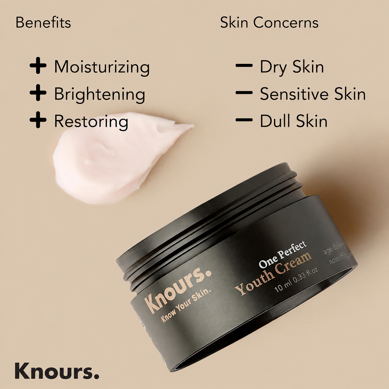 Moisturizing Shea Butter Sweet Almond Oil Youth Cream, a Rich Cream with Niacinamide Olive Oil Clean Beauty (50ml 1.69 fl. oz.) image 2
