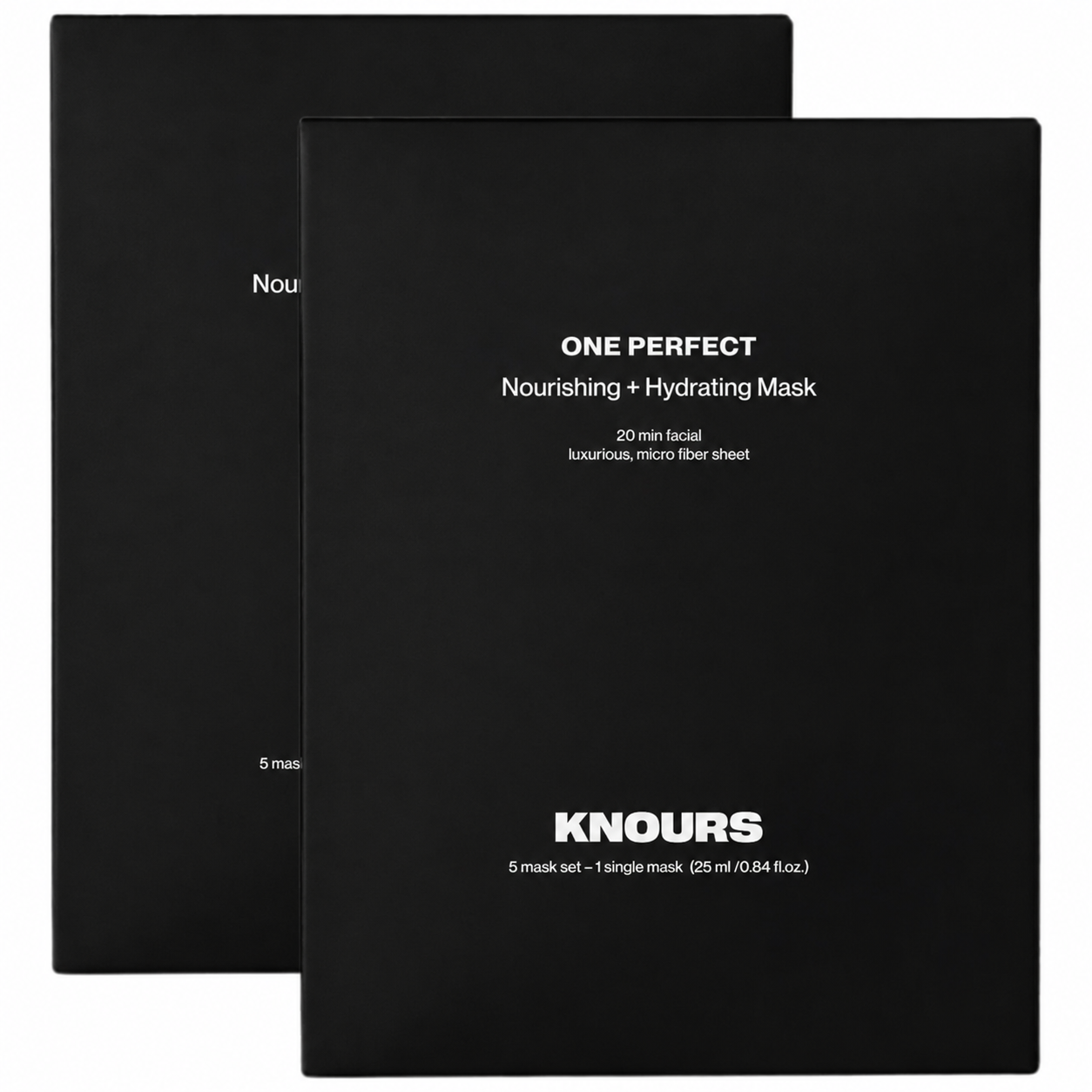 One Perfect Nourishing + Hydrating Mask Pack with Rice PDRN, Cica, Fig Extract & Ceramide NP for Dry or Sensitive Skin, Deep Moisture & Balanced Skin Feel (5 Pack)