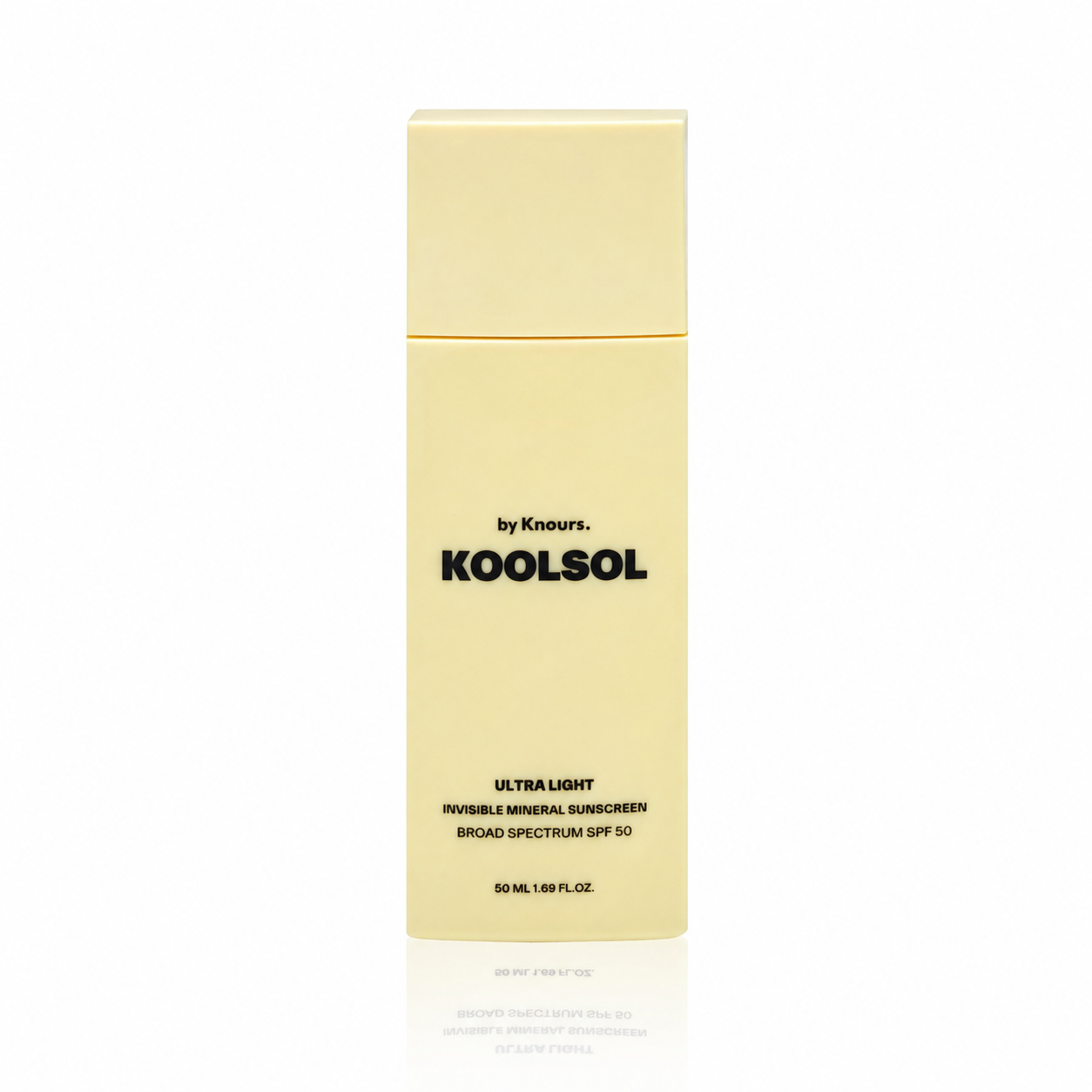 Mineral Invisible Korean Centella Face Sunscreen SPF 50 | No White Cast | Reef Safe | Non-Greasy | For Sensitive Skin | Aloe, Niacinamide, and Panthenol | 50mL | Travel Safe | KOOLSOL by Knours